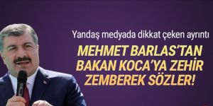 Mehmet Barlas'tan Bakan Koca için olay sözler!