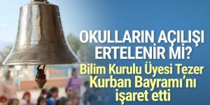 Bilim Kurulu Üyesi Tezer: Okulların açılmasında bayram süreci belirleyici olacak