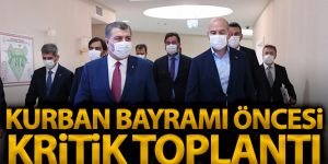 Soylu ve Koca, Kurban Bayramı tedbirleri için bir araya geldi