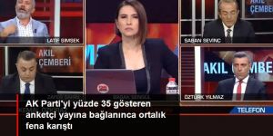 Ünlü anketçi telefonla bağlanınca CNN Türk canlı yayınında ortalık karıştı