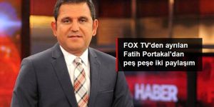 FOX TV'den ayrılan Fatih Portakal'dan peş peşe iki paylaşım