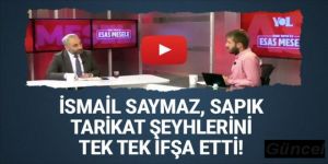 Gazeteci İsmail Saymaz spaıkları ifşa etti