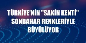 Türkiye'nin "sakin kenti" sonbahar renkleriyle büyülüyor