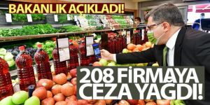 Fahiş fiyat artışı yapan 208 firmaya ceza kesildi!