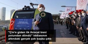 Demiryolları "Çin'e giden ilk ihracat treni yolundan döndü" iddialarına yanıt verdi: Gümrükleme için Halkalı'ya geldi