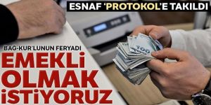 Esnaf emekli olmak istiyor