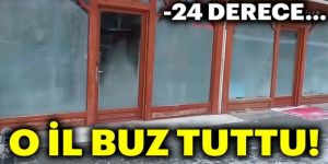 Ağrı'da termometreler gece sıfırın altında 24 dereceyi gösterdi