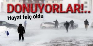 Doğu Anadolu'da dondurucu soğuklar etkisini sürdürüyor