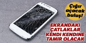 Ekrandaki çatlaklar kendi kendine tamir olacak