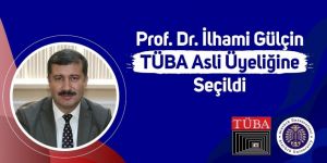 Prof. Dr. İlhami Gülçin Tüba asli üyeliğine seçildi