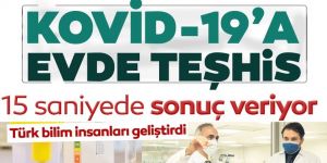 Kovid-19’a, evde idrardan teşhis