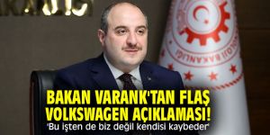 Bakan Varank'tan Volskwagen ile ilgili flaş açıklama