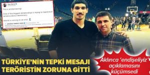 Türkiye ABD'deki işgal girişimine tepki gösterdi FETÖ'cü Enes Kanter hazmedemedi.