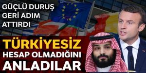 Türkiyesiz hesap olmadığını anladılar