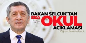 Bakanı Ziya Selçuk'tan son dakika EBA açıklaması