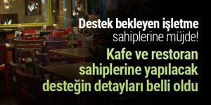 Bakan Elvan açıkladı! Kafe ve restoranlara ne kadar devlet desteği ödemesi yapılacak?