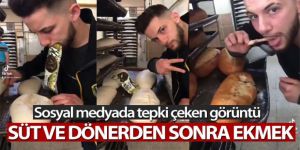 'Süt banyosu' ve 'dönerle danstan' sonra şimdi de 'ekmekle çirkin oyun'