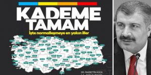 Kademe tamam: İşte normalleşmeye en yakın iller