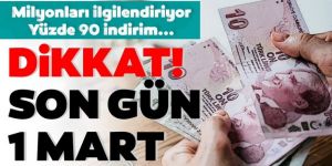 Vergi borcu yapılandırması başvurusu yapanlar dikkat! Kritik tarih 1 Mart...