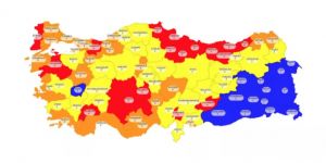 Sağlık Bakanı Koca koronavirüs risk haritasını paylaştı