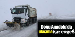 Doğu'da 898 yerleşim yerine ulaşım sağlanamıyor