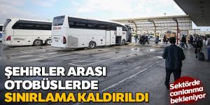 Otobüslerde sınırlama kaldırıldı! Tüm koltuklar satılabilecek