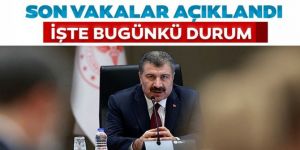 Fahrettin Koca güncel corona virüsü rakamlarını açıkladı.