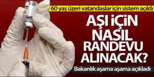 Kovid-19 aşılama sürecinde 60 yaş üzeri ve eşleri ile risk grubundaki bazı hastalar için randevular açıldı