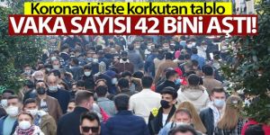 24 saatte 42.308 koronavirüs vakası tespit edildi