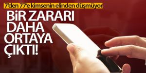 Cep telefonunun bir zararı daha ortaya çıktı