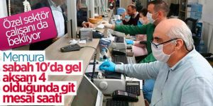 Kamuda günlük çalışma başlama ve bitme saatleri: 10.00-16.00