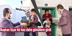 Başkan Uçar bir kez daha gönüllere girdi