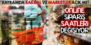 Ramazan Bayramı'nda bakkal ve marketler açık mı? Online sipariş saatleri değişiyor