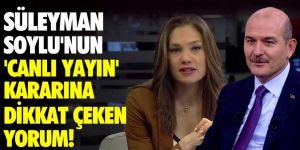 Süleyman Soylu'nun 'canlı yayın' kararına Nevşin Mengü'den dikkat çeken yorum!