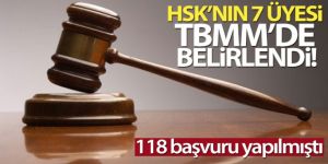 HSK'nın 7 üyesi TBMM'de belirlendi