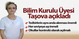 Bilim Kurulu Üyesi Taşova: 'Bütün tedbirlerin aynı anda alınması önemli'