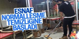 Kafe ve restoranlarda kademeli normalleşme temizliği