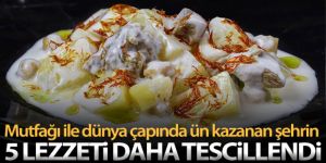 Gazi şehrin 5 lezzeti daha tescillendi