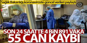 Türkiye'de son 24 saatte 4.891 koronavirüs vakası tespit edildi