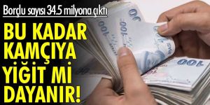 Borçlu sayısı 34,5 milyona çıktı...