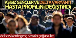 Aşısız gençler ve delta varyantı hasta profilini değiştirmeye başladı