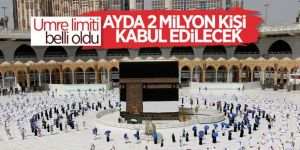 Ayda 2 milyon kişi umreye gidebilecek