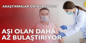 Aşı olan daha az bulaştırıyor