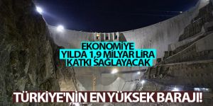 Türkiye'nin en yüksek barajı! Çalışmalar hızla devam ediyor