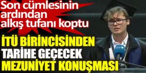 İTÜ birincisi Hüseyin Umutcan Ay'ın gündem olan konuşması