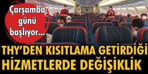 THY'den kısıtlama getirdiği hizmetlerde değişiklik! Çarşamba günü başlıyor