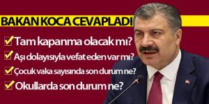 Bakan Koca: 'Vakaların 4'te biri 0-17 yaş grubunda'