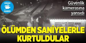 Erzurum'da Ölümden saniyelerle kurtuldular, faciayı mescit önledi