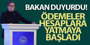 Bakan Yanık: 963 milyon lira ‘Evde Bakım Yardımı' ödemelerini hesaplara yatırıyoruz