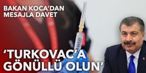 Bakan Koca'dan Turkovac'a mesajla davet